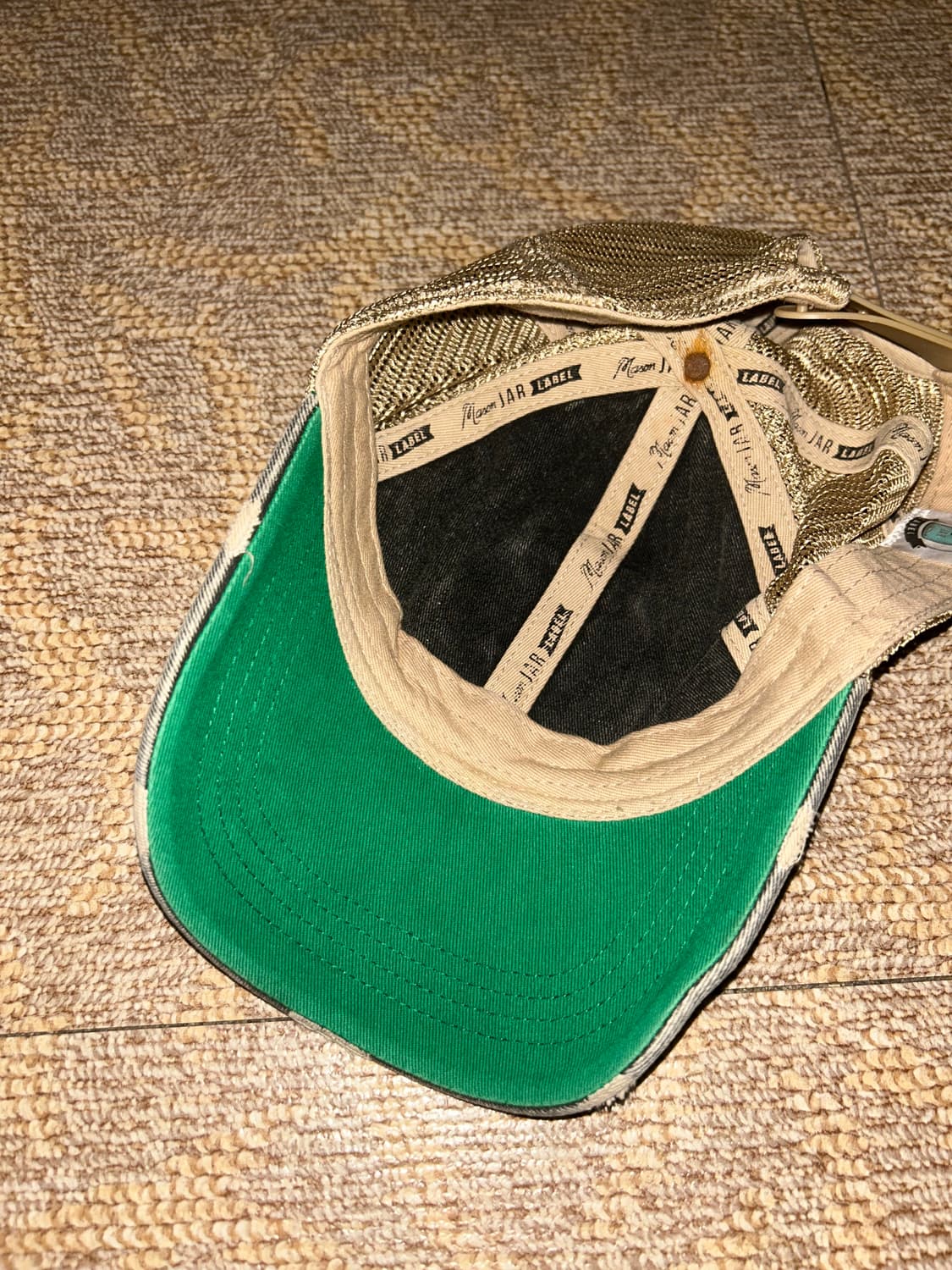 데미지 디테일 빈티지 캡모자 상품이미지2