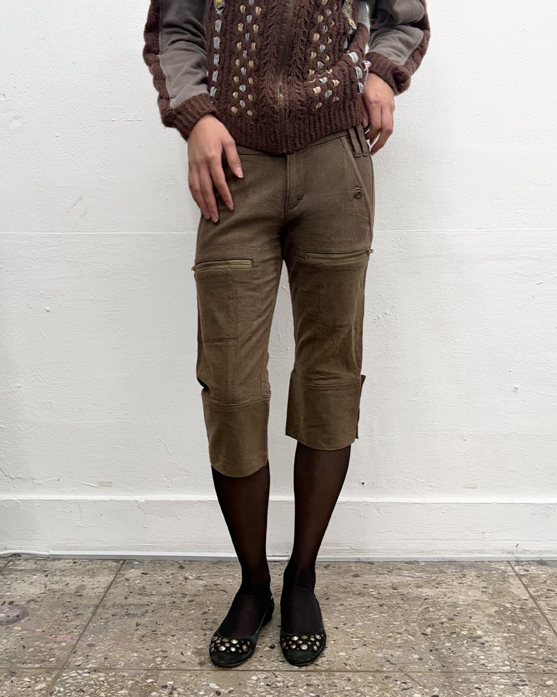 빈티지 카프리 팬츠 상품이미지1