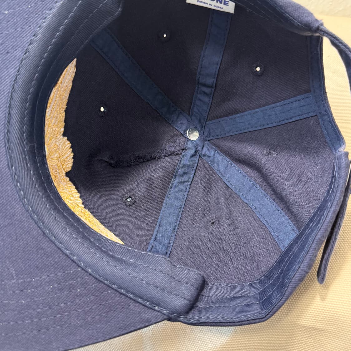 빈티지 무드 네이비 캡  상품이미지8