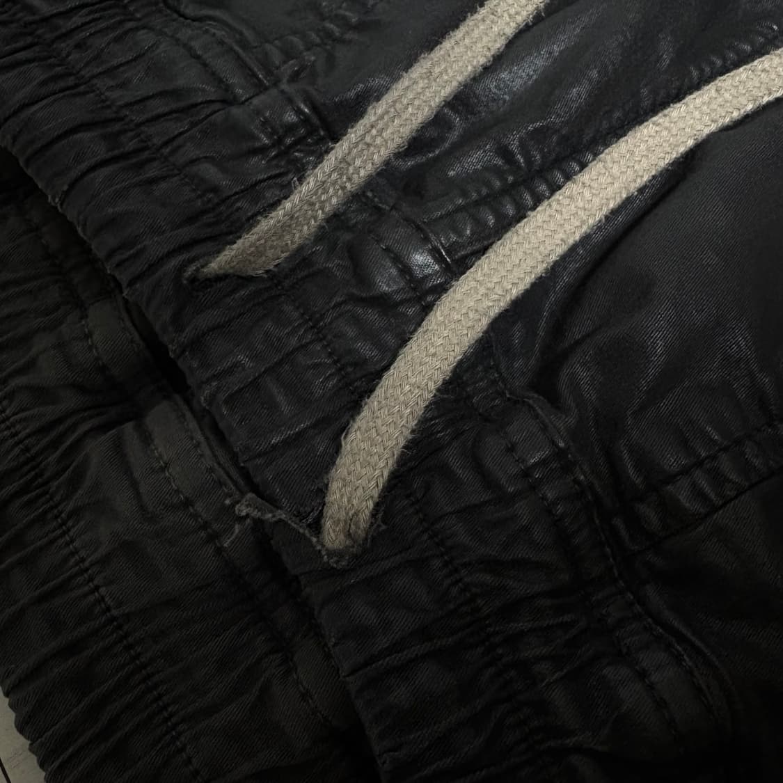 릭오웬스 14s/s 왁스 크리치 태권도 바지 상품이미지3