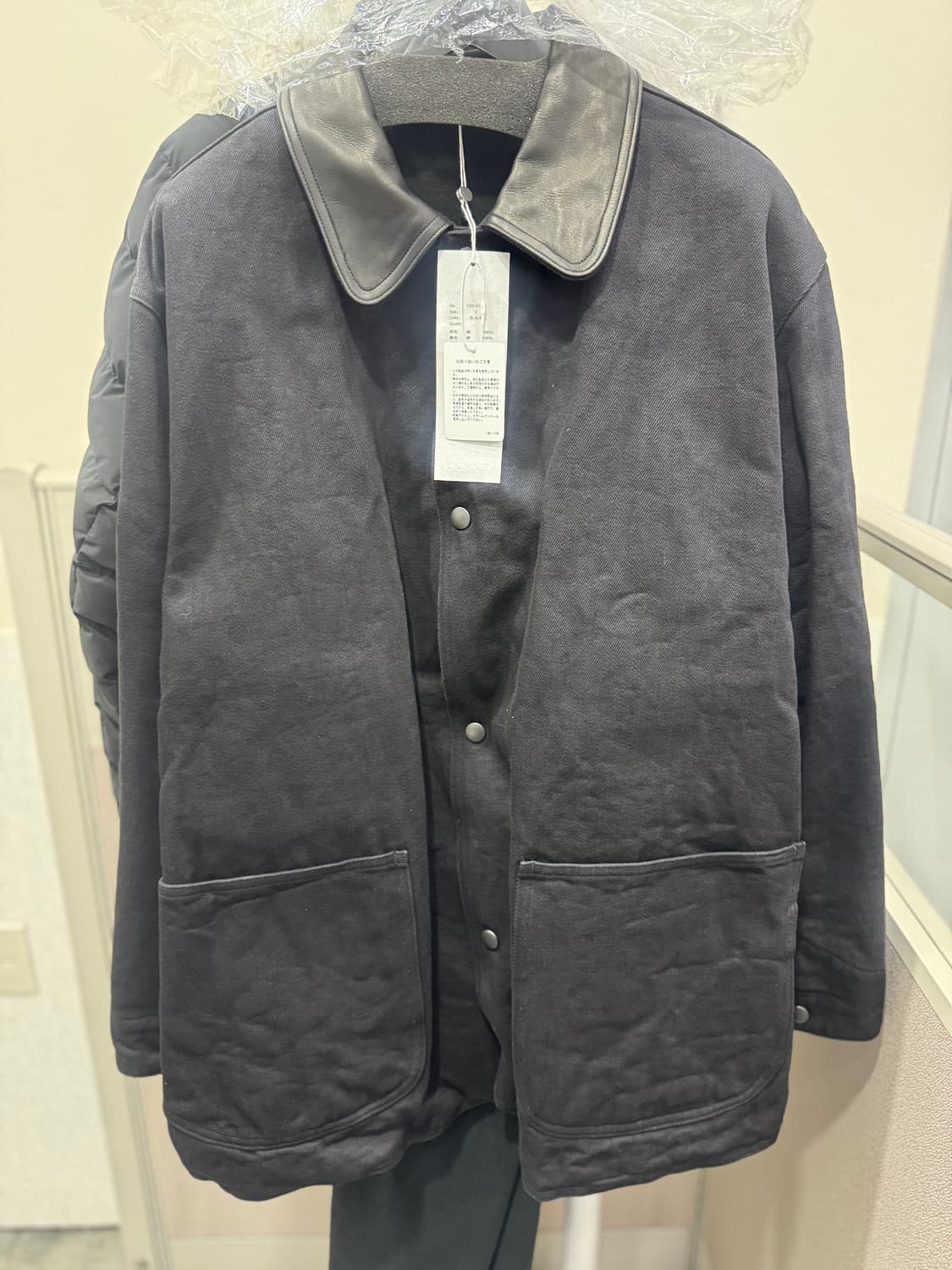 25FW 코모리 데님레더자켓 2사이즈 새제품 상품이미지1