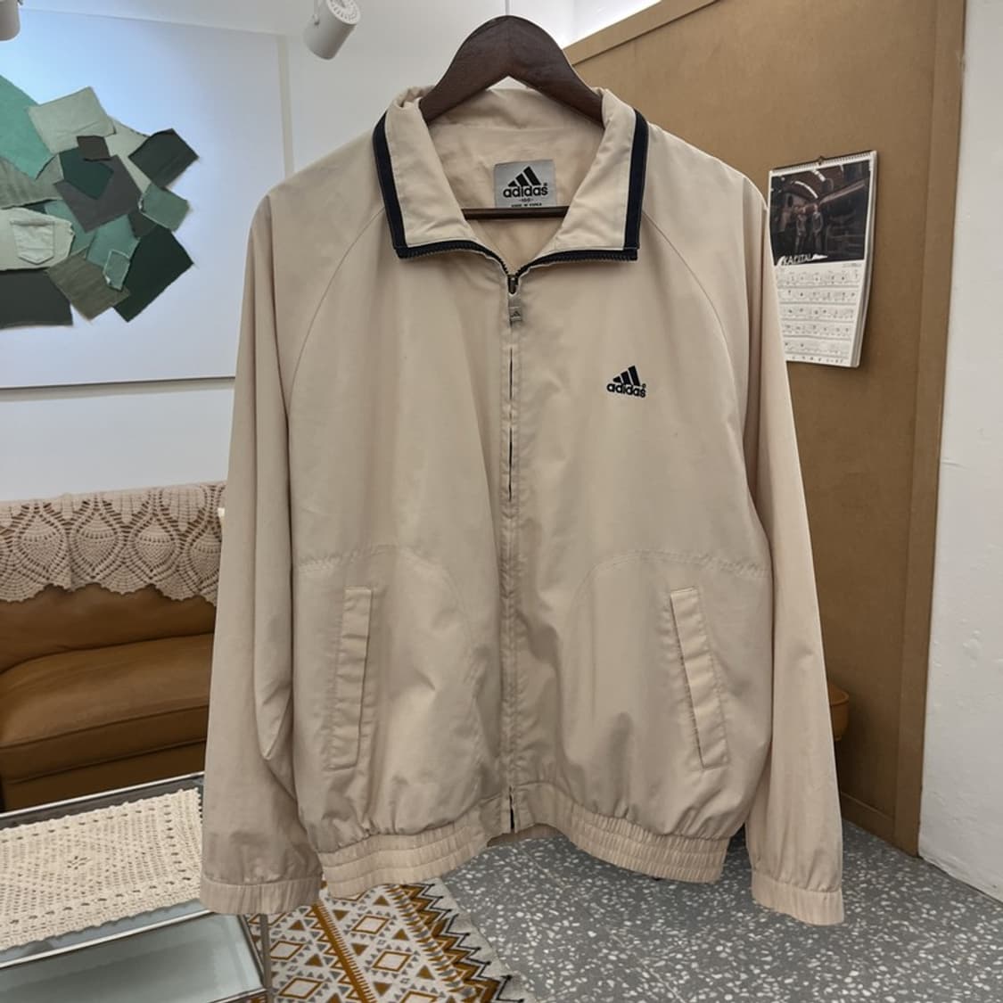 아디다스 올드스쿨 레트로 바람막이 워크 자켓 100 C10616 상품이미지3