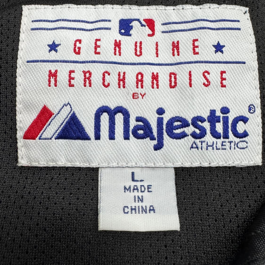 마제스틱 올드스쿨 베이스볼 시카고 화이트삭스 오버핏 바람막이 자켓 상품이미지6