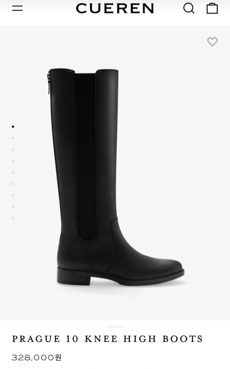 쿠에른 프라하10 니하이 롱부츠 245 상품이미지2