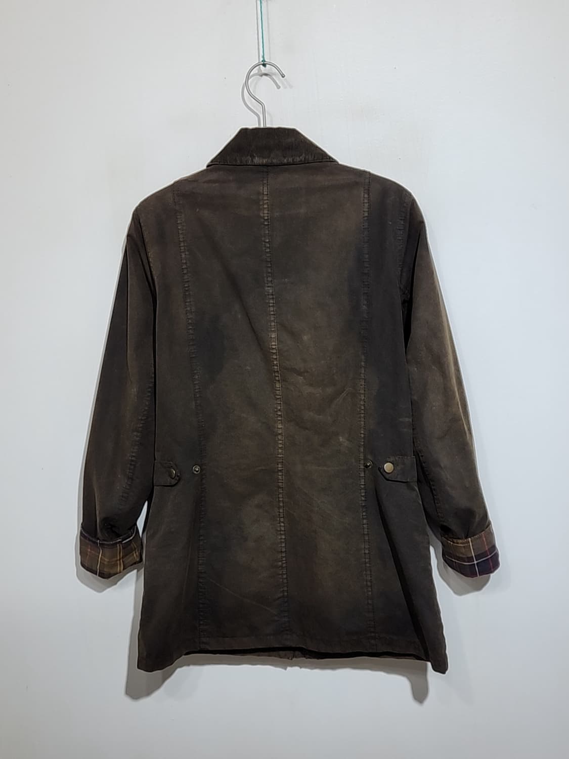 (M) 바버 왁스자켓 빈티지비드넬 왁싱점퍼 매장판  상품이미지6