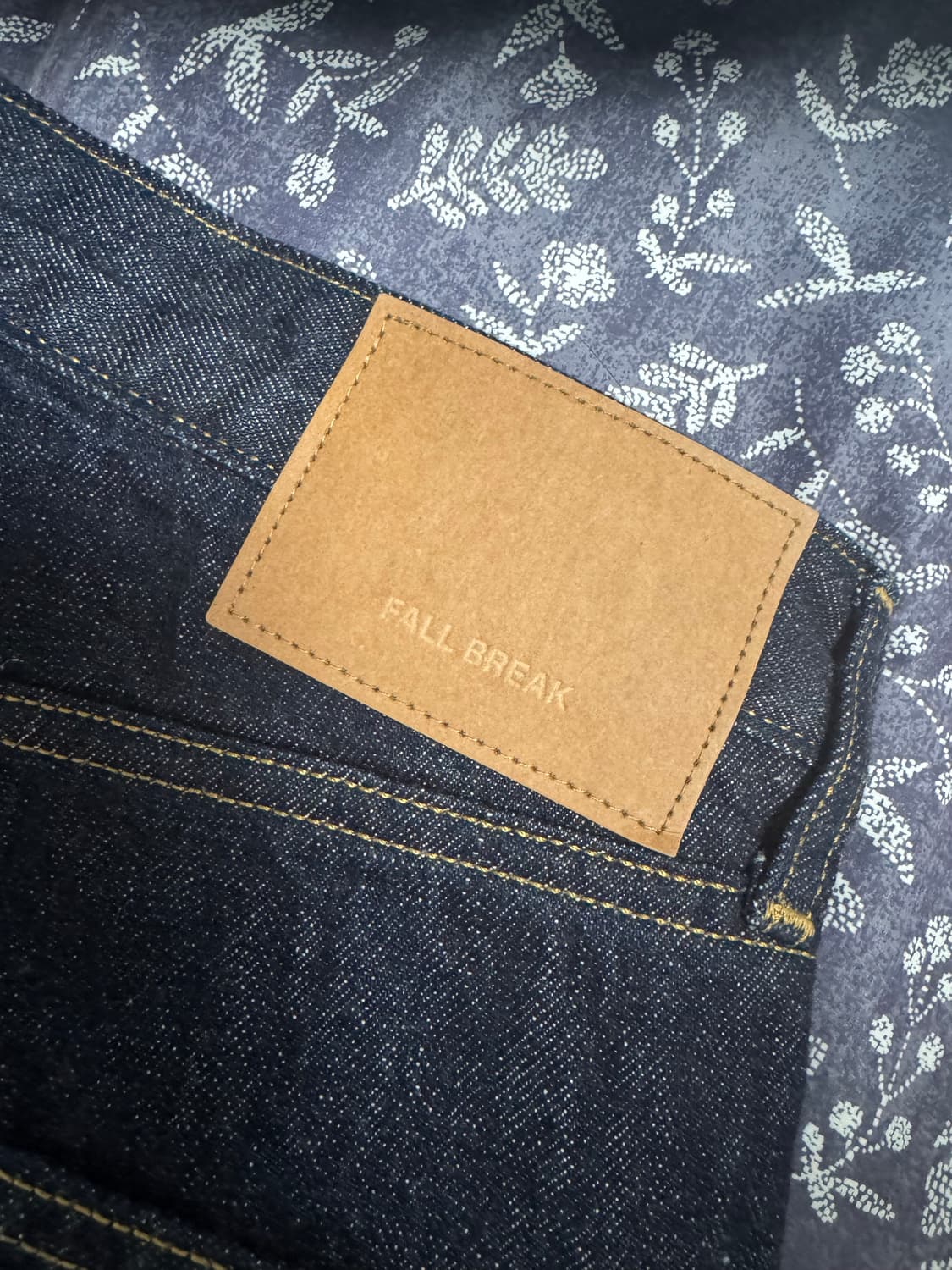 [34, 2] 폴브레이크 우디 데님팬츠 재팬셀비지 새상품 상품이미지6