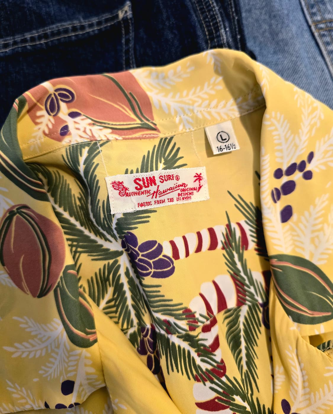 Sun Surf 하와이안 셔츠 L (Hawaiian) 상품이미지3