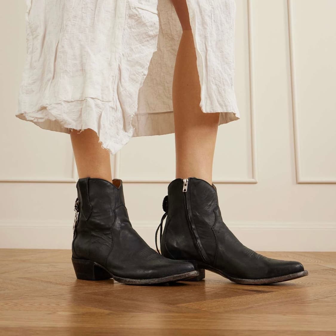 [us6.5~8.5]꼼데가르송x Mexicana 26ss 앵클부츠/블랙 상품이미지2