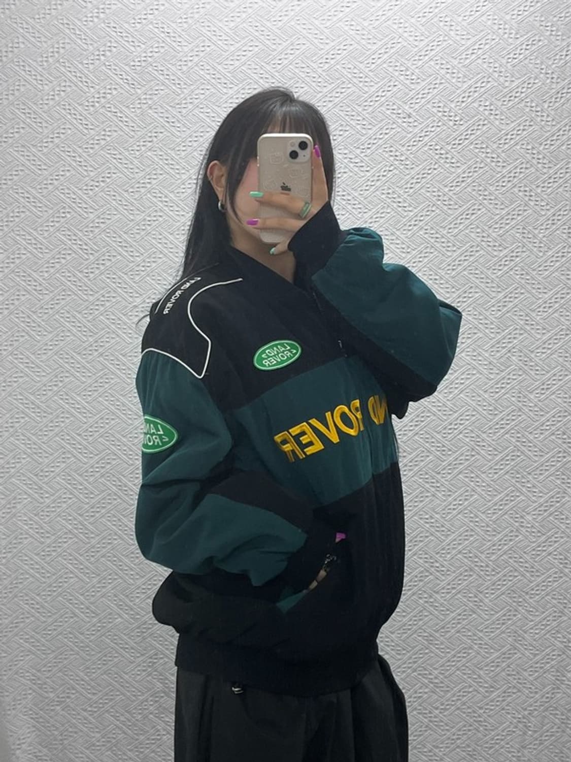 랜드로버 레어 모터사이클 레이싱 바이커 자켓 XL C07299 상품이미지1