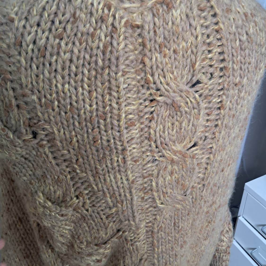 오브제 강지영 니트 가디건 코트 90사이즈(55~66) 상품이미지4