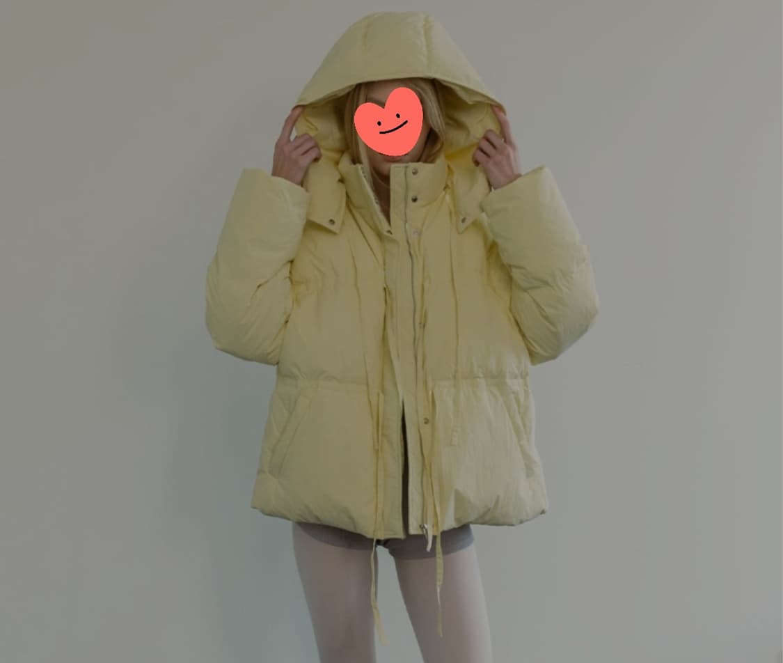 모이페어 스트랩 덕다운 패딩 Free _ 여성 상품이미지1