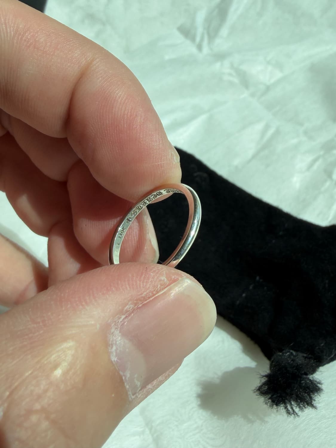 [US6] 크롬하츠  크롬하츠 플로랄 버블검 링 새상품 상품이미지5