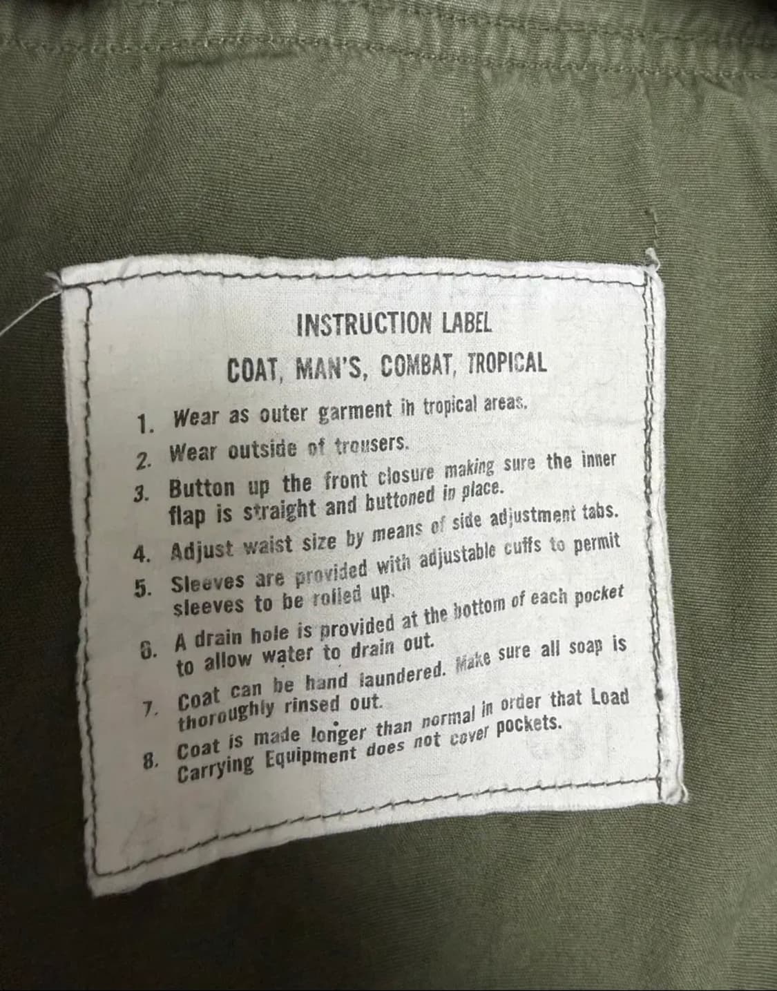 오리지널 정글퍼티그자켓 포플린 미디움 숏 m-s 판매합니다 상품이미지5