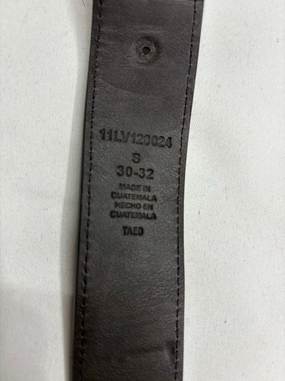 리바이스 빈티지 브라운 레더 버클 벨트 상품이미지7