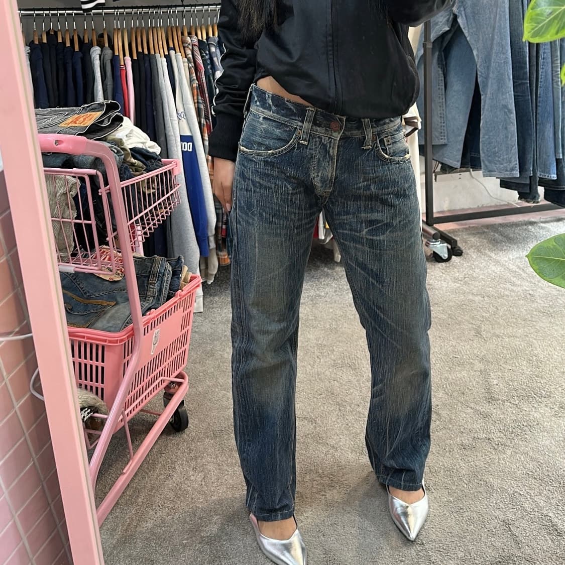 에드윈503 블루트립 페이드 세미 부츠컷 데님(28) 상품이미지2