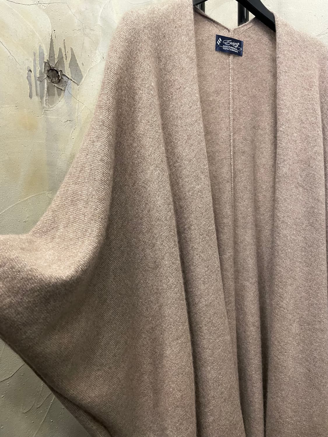 Evseg 캐시미어 100% 롱 숄 가디건 55~88 상품이미지4