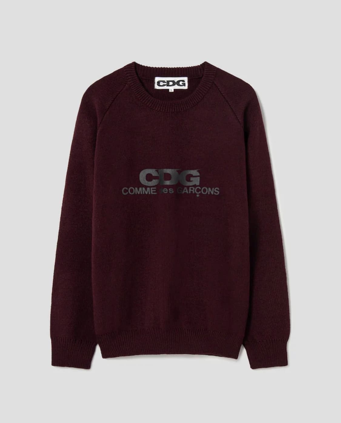 cdg 니트 마룬 xxl 상품이미지1