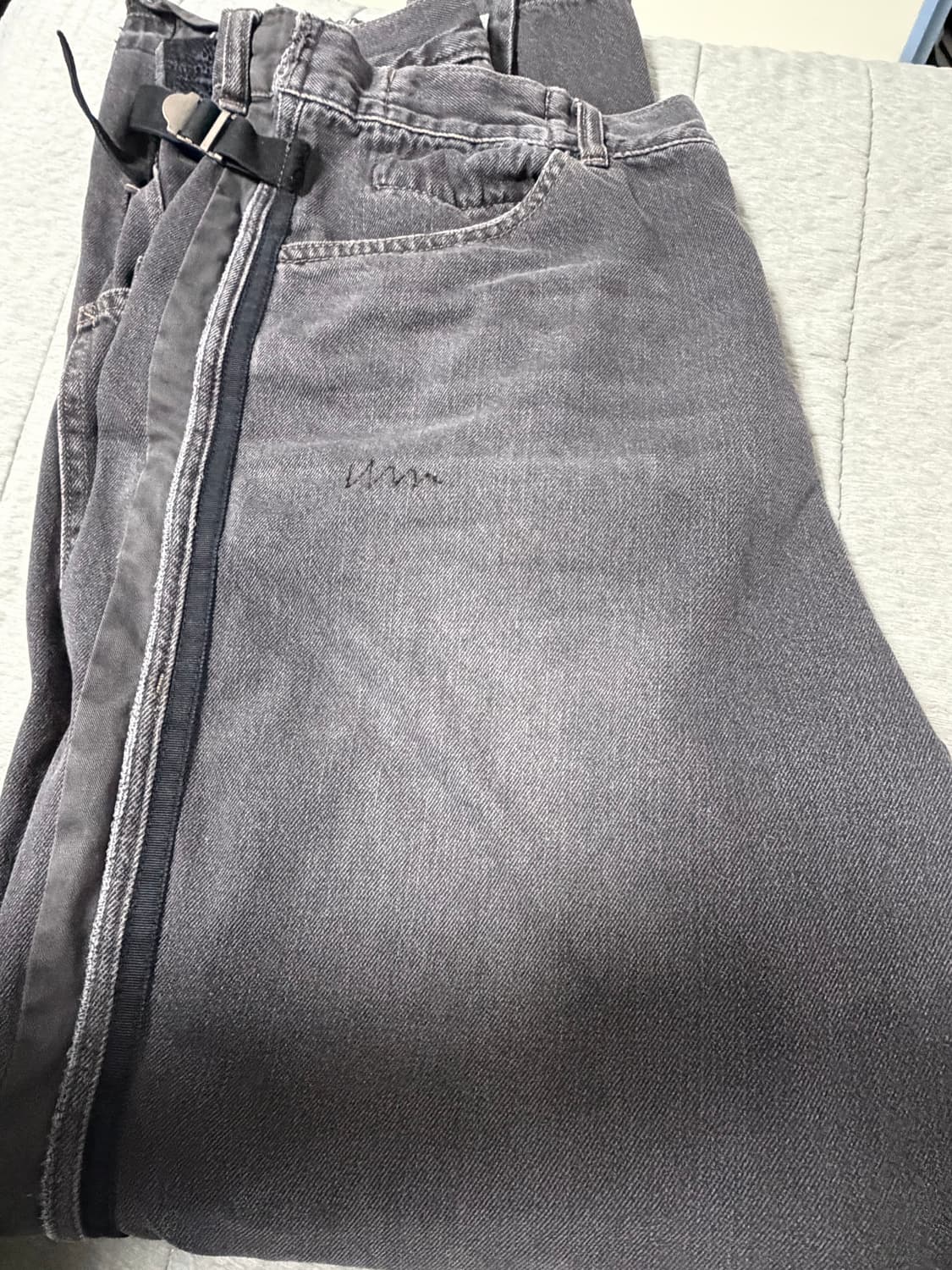 폴리테루 리빌드고시마데님 워시드블랙4 상품이미지2