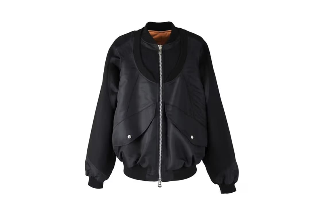 [50] 솔로이스트 에크루 이중봄버 블랙 상품이미지1