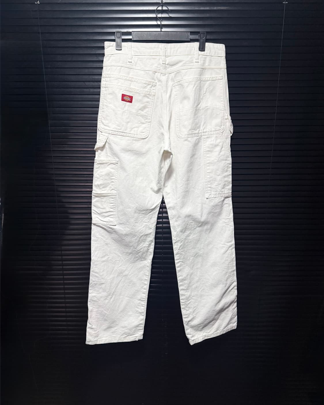 디키즈 화이트 흰색 데님 카펜더 워크 팬츠 바지 32 카고 와이드 싱글니 상품이미지6