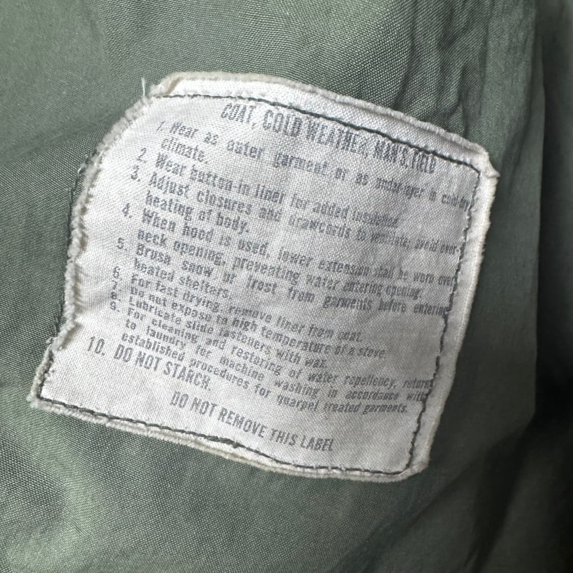 빈티지 미군 M-65 필드 야상 자켓 2세대 상품이미지7