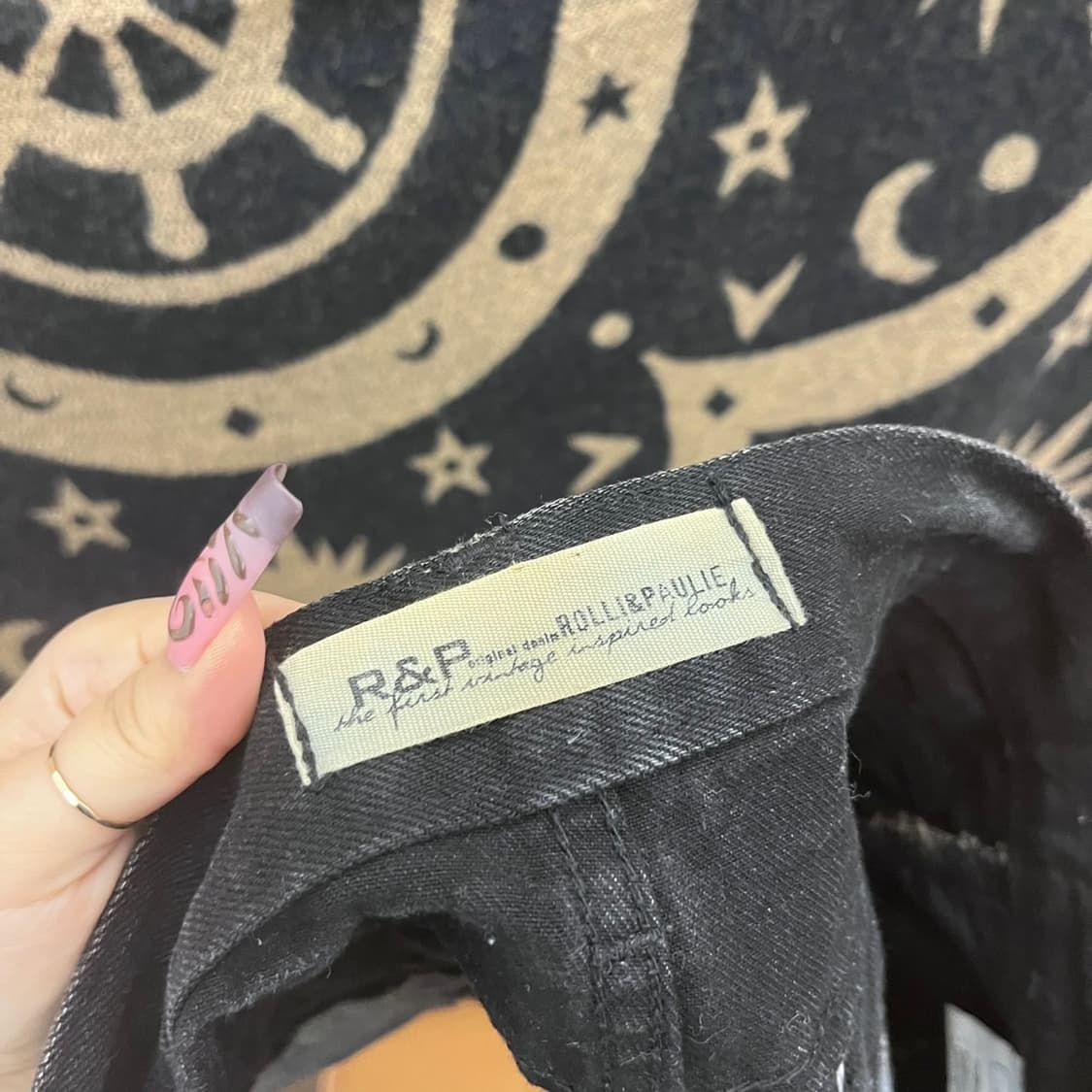 빈티지 다크펑크 고딕 레이스 캉캉 레이어드 데님반바지 K0265 상품이미지5