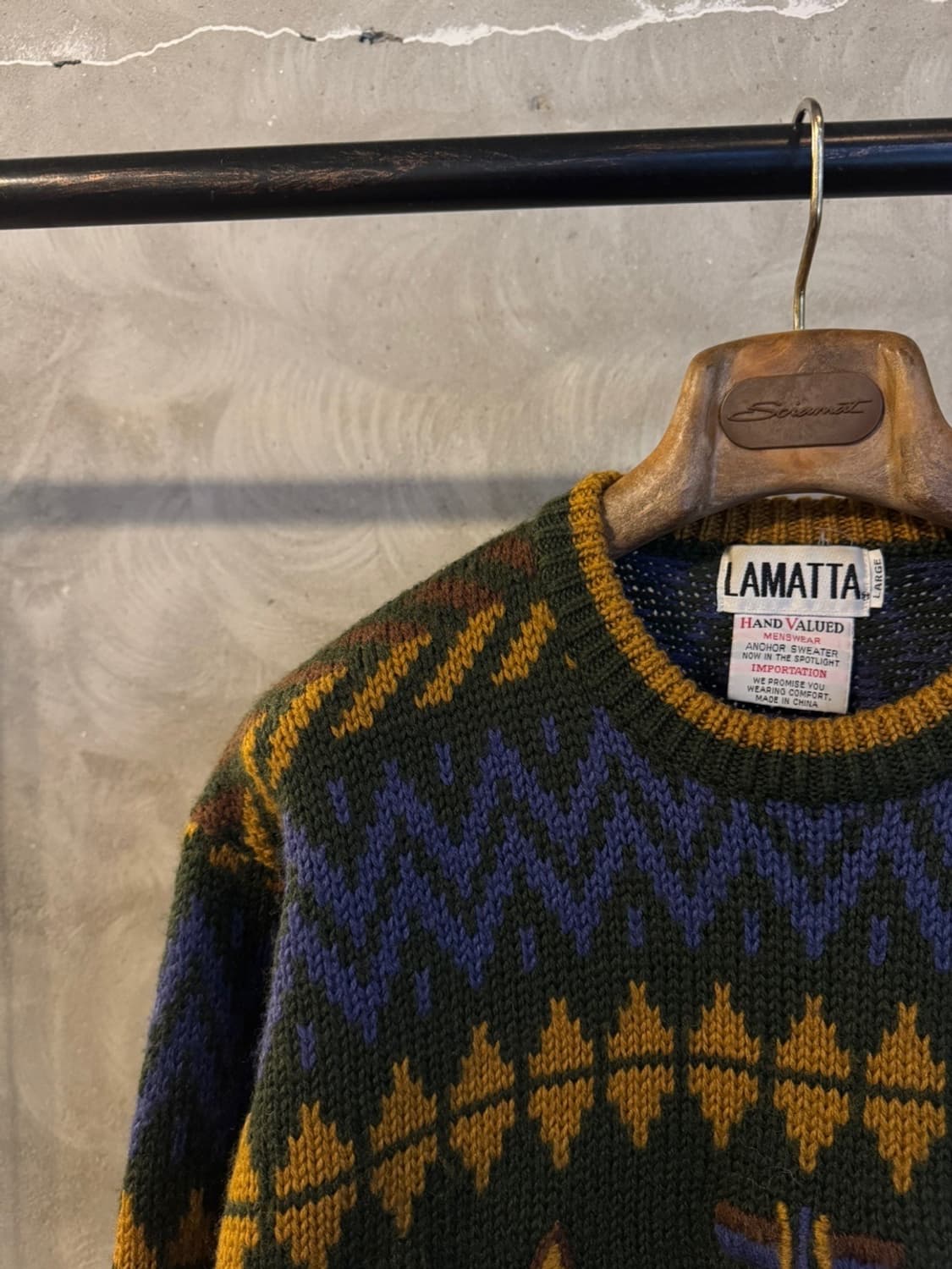 LAMATTA 램스울 핸드 니트 100 상품이미지2