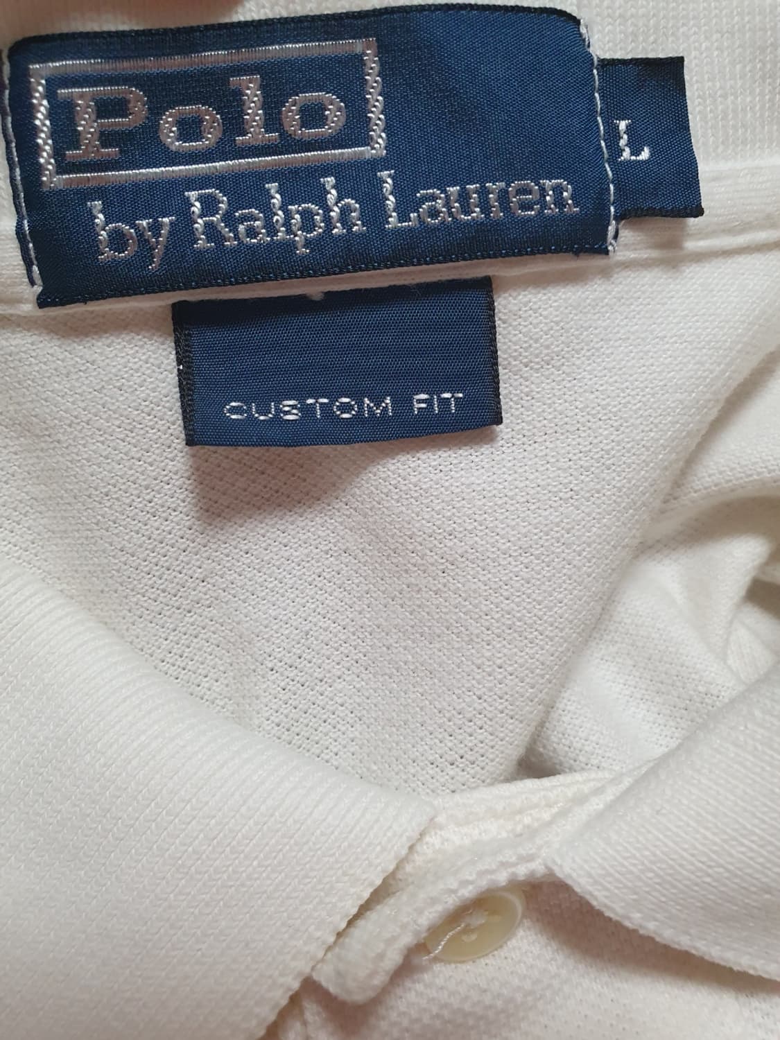 폴로랄프로렌 빅포니 넘버3 긴팔 카라티 아이보리 L 상품이미지7