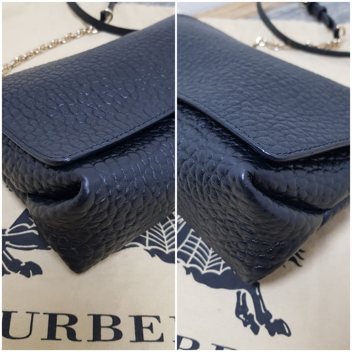 [정품] 버버리 블랙 체인 숄더백 상품이미지6