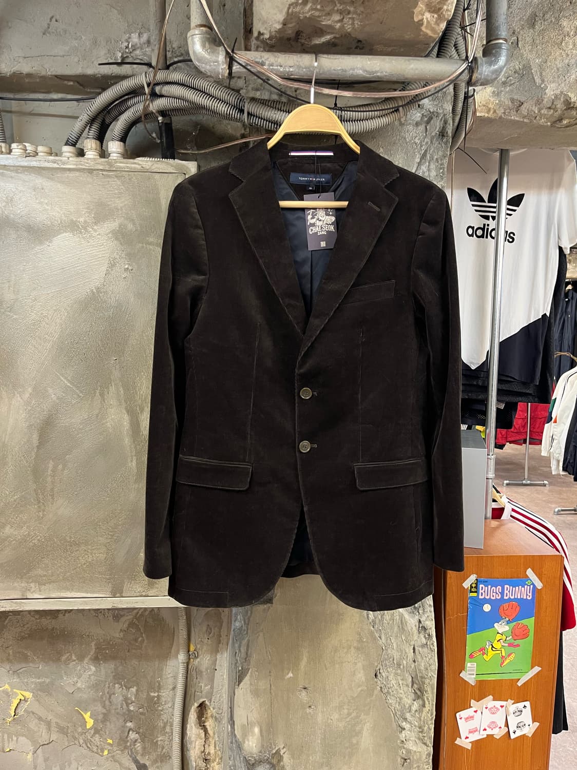 타미힐피거 코듀로이 자켓 브라운 XS #csz2346 상품이미지1