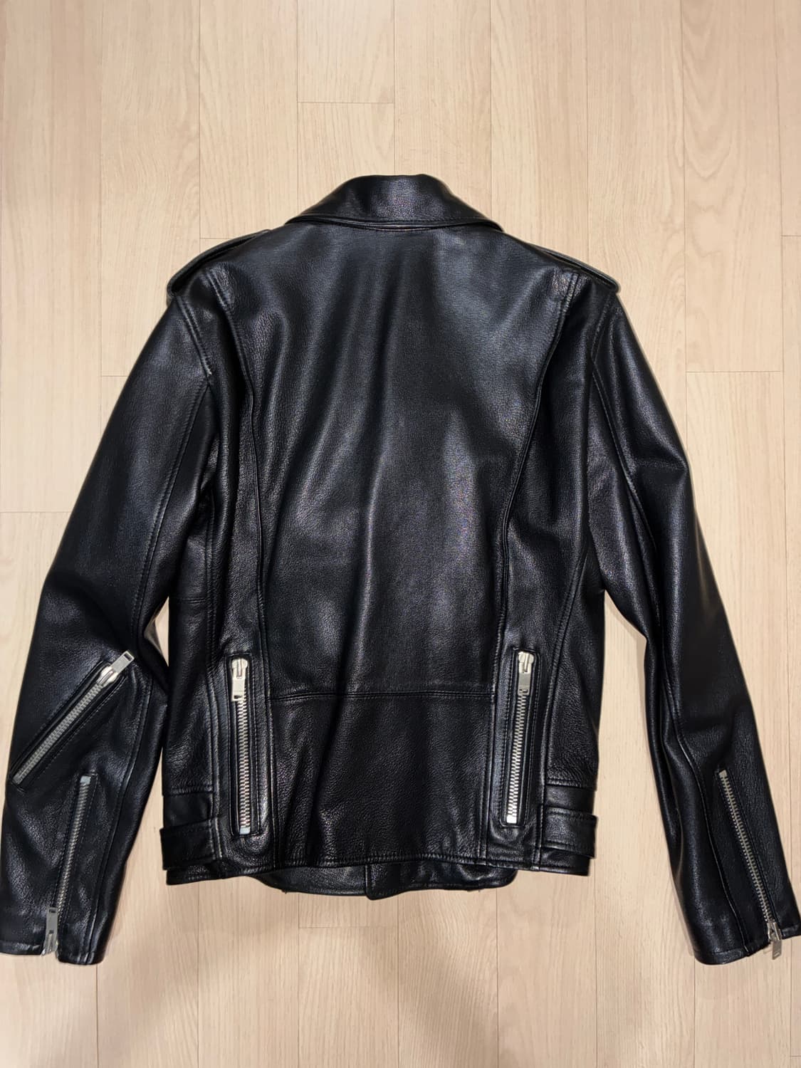 멀티지퍼 레더자켓 락시크 펑크락 상품이미지5