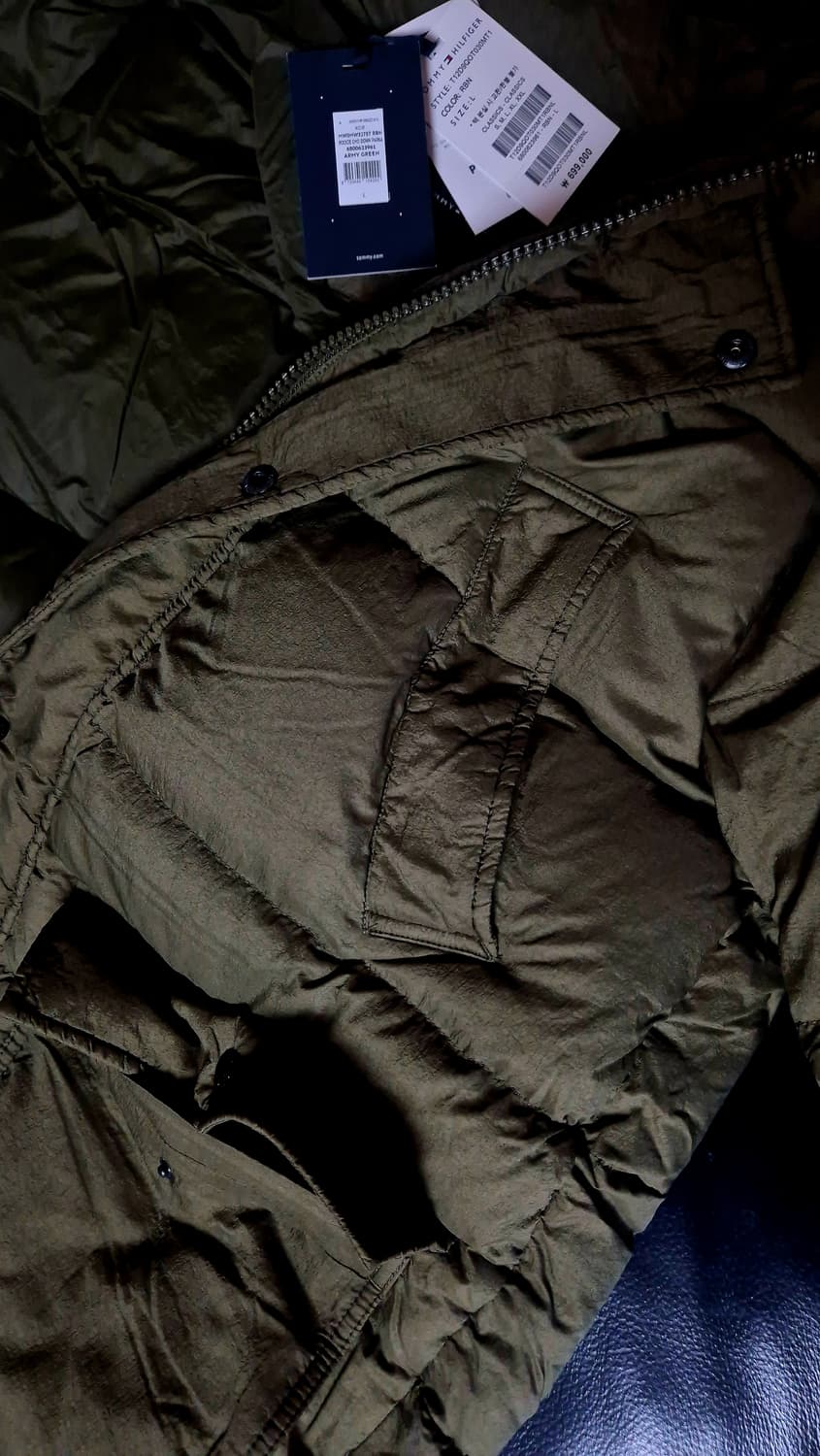 타미힐피거 가먼트다이 덕다운 패딩 상품이미지4