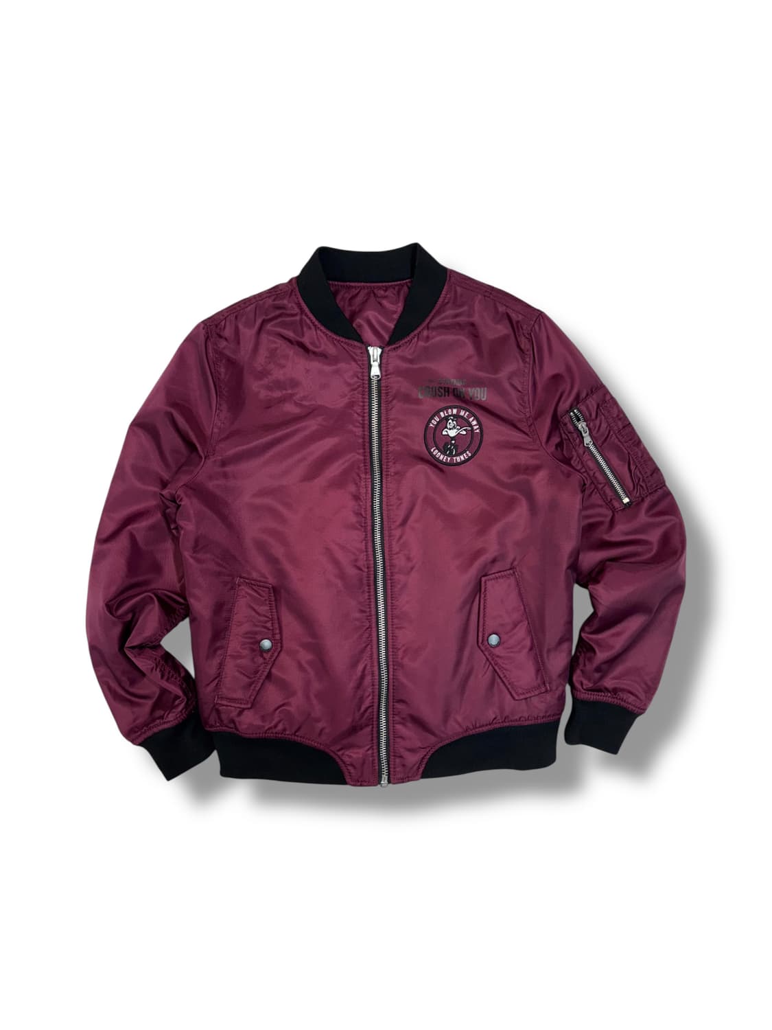 루니툰즈 벅스버니 ma-1 봄버 자켓 (S)    상품이미지1