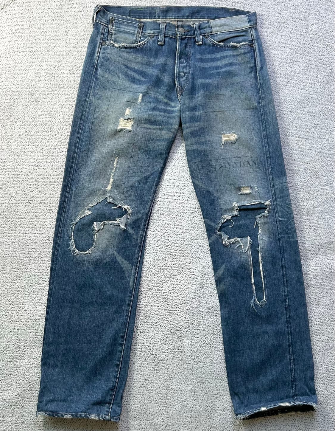  32] Levi's 501 리바이스 레귤러 핏 데님팬츠 W32 L36 상품이미지2