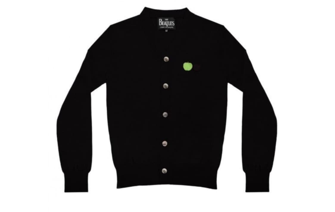 꼼데가르송 x 비틀즈 가디건 검정 새상품 s사이즈 상품이미지2
