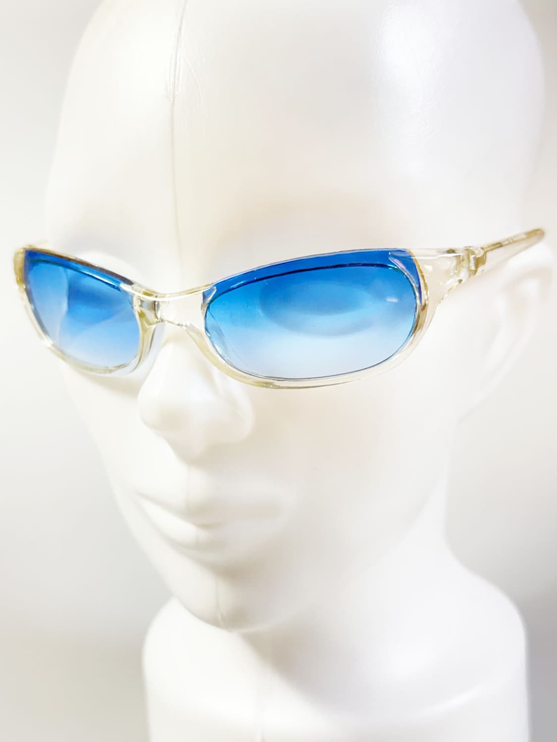 90s OXYGEN 투명 볼드 스퀘어 프레임 틴트 빈티지 선글라스 상품이미지8