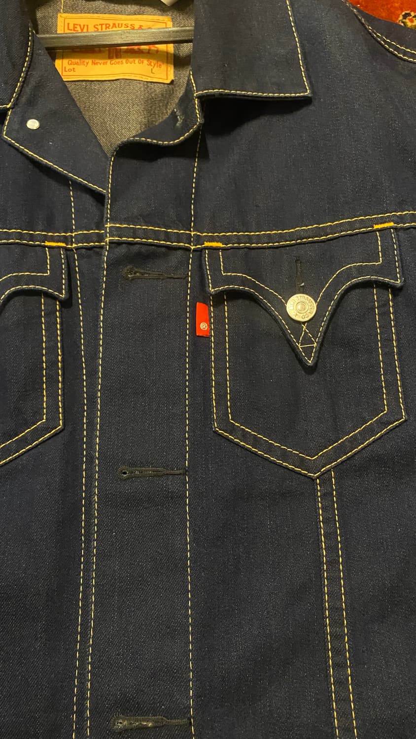 리바이스 타입원 청자켓 L 상품이미지3