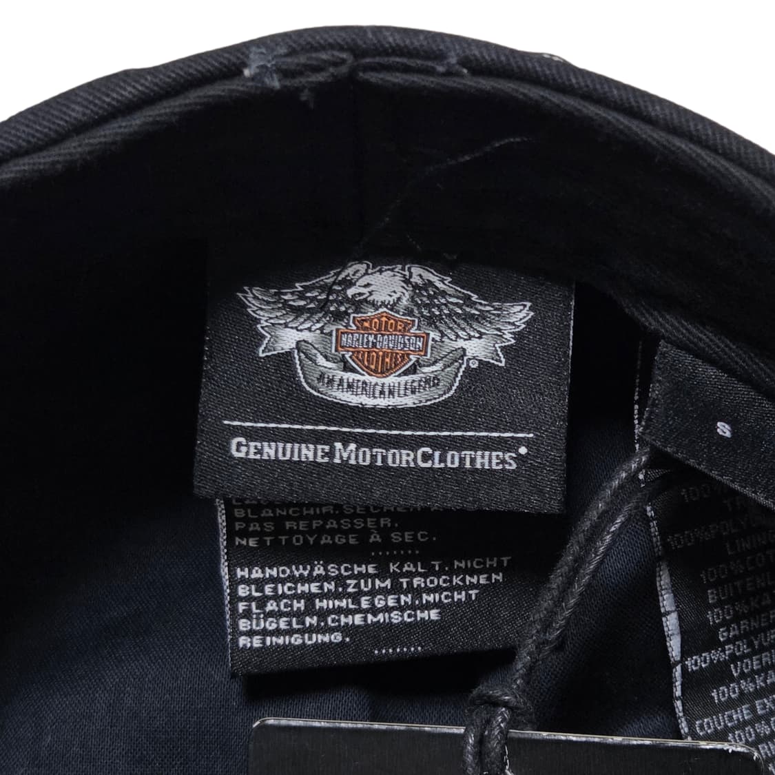 (새상품)Harley Davidson 할리데이비슨 블랙 바이커 캡 상품이미지3