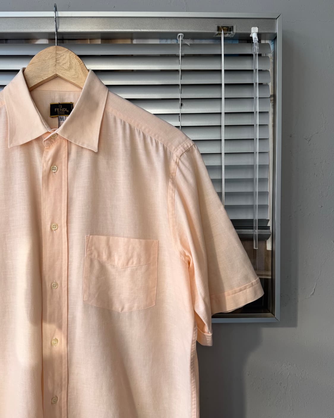 FENDI Italy made linen 반팔셔츠  상품이미지3