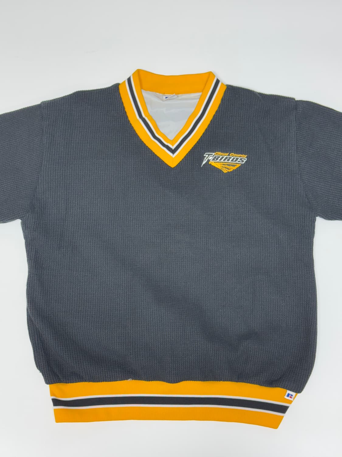 90s Russell Athletic 러셀 와플 맨투맨 USA 상품이미지1