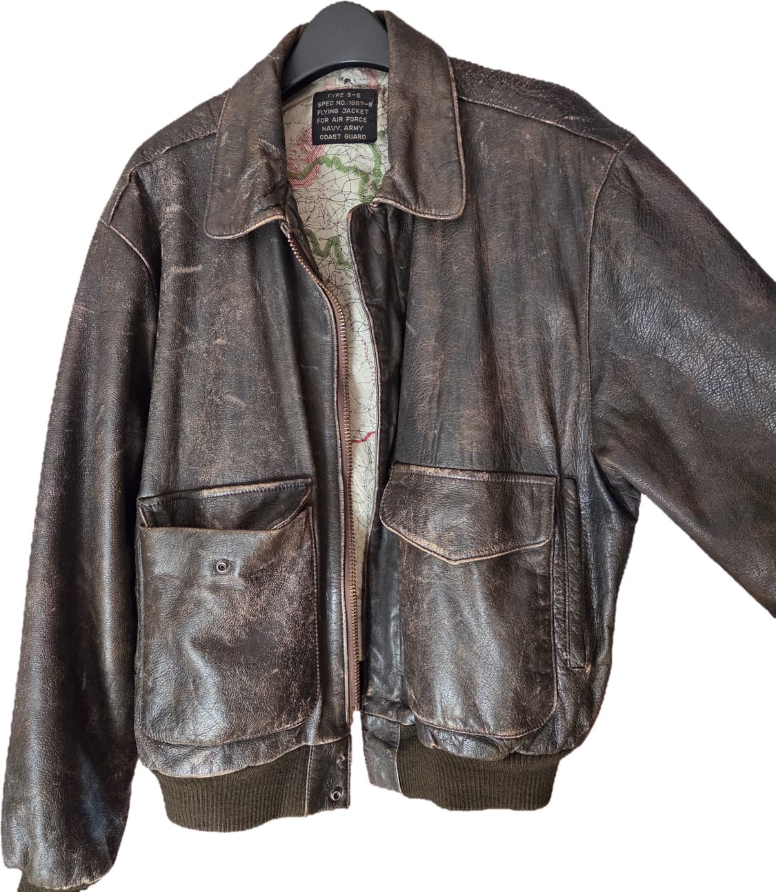 Vintage A-2 Flight Leather Jacket (105) 상품이미지1