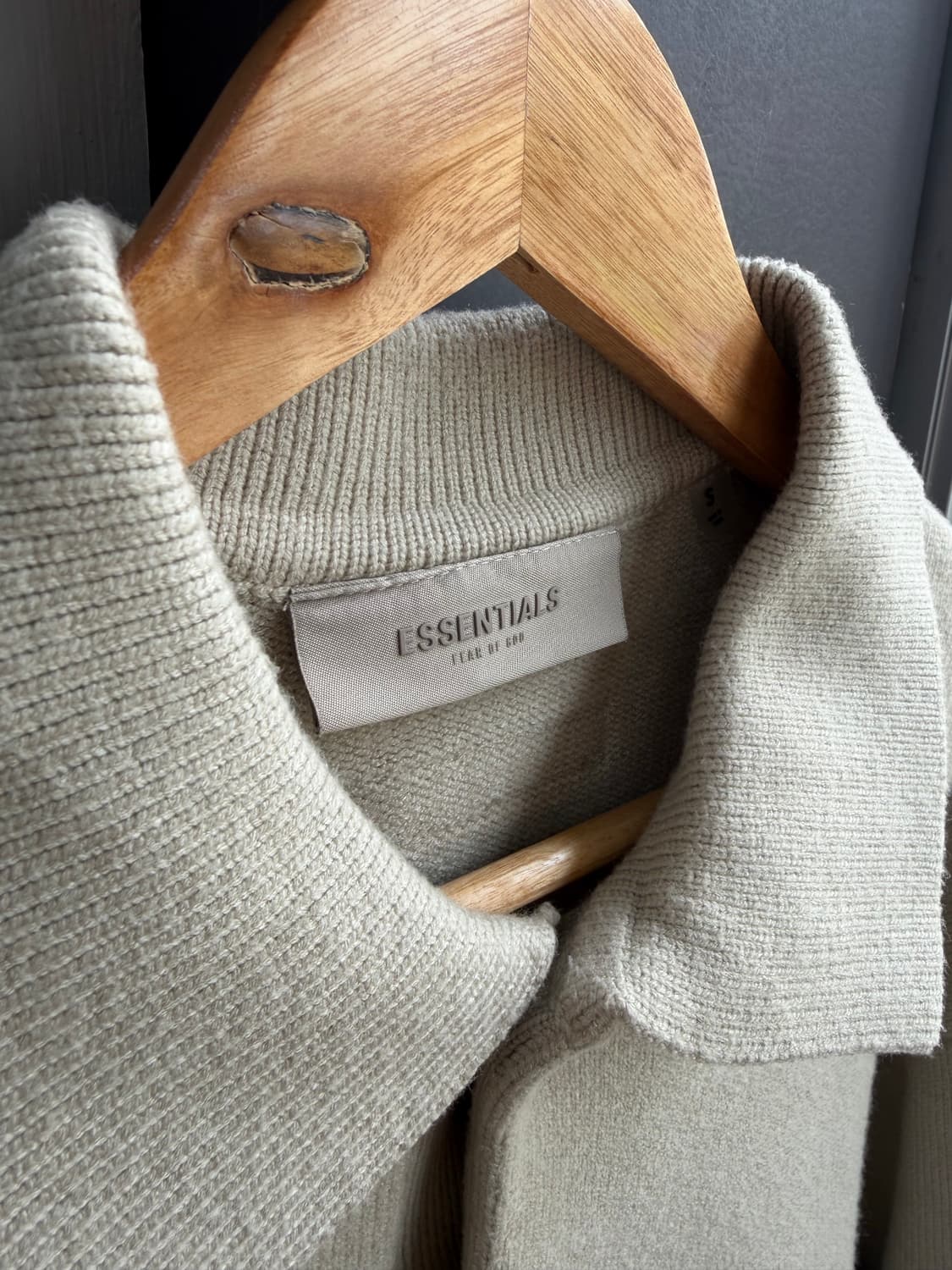 S/ 피어오브갓 에센셜 1977 카라 니트 상품이미지6