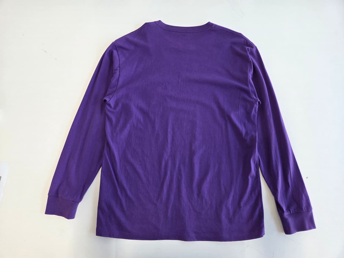 칼하트 포켓 롱슬리브 티셔츠 퍼플 M 상품이미지2