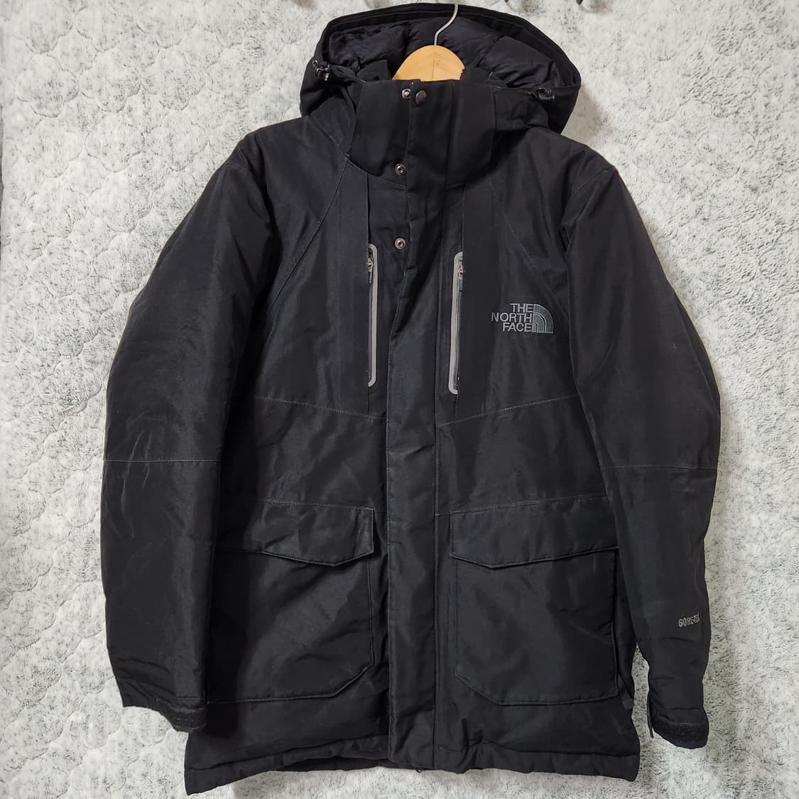H968 [100] 노스페이스 테론 고어텍스 거위털 패딩 하자유 상품이미지1
