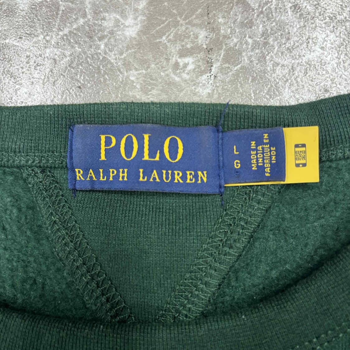 *최신형 폴로 랄프로렌 큐알택 초록 스웨트셔츠 크루넥 맨투맨(L) 상품이미지5
