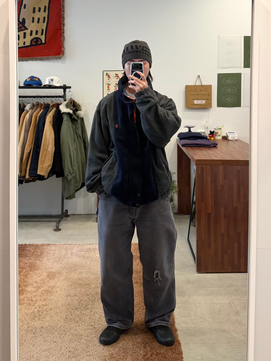 00s Nautica 노티카 리버서블 플리스 자켓 상품이미지2