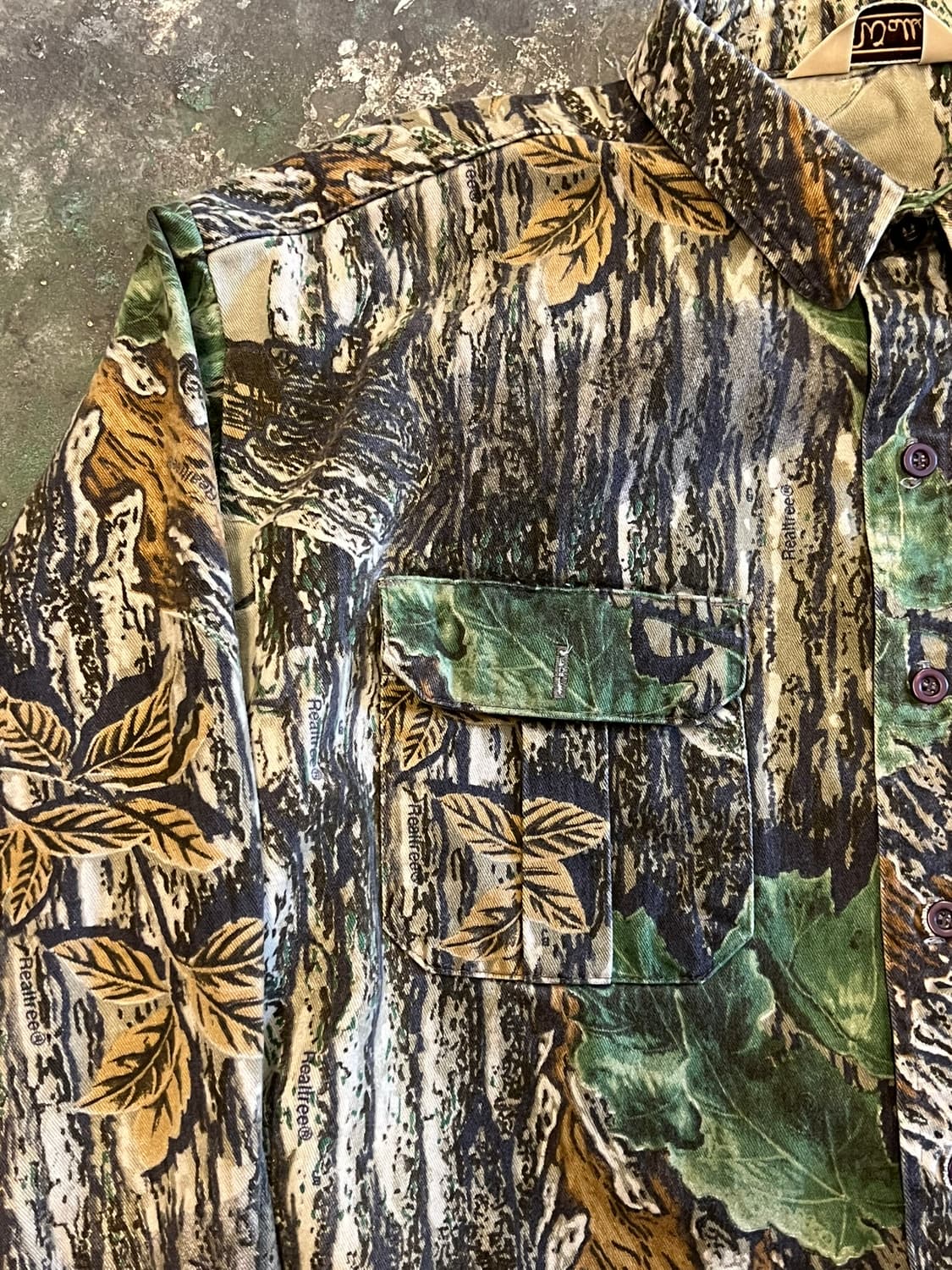 90's [XL] Walls 리얼트리 카모 셔츠 빈티지 헌팅 아우터 셔츠 상품이미지3