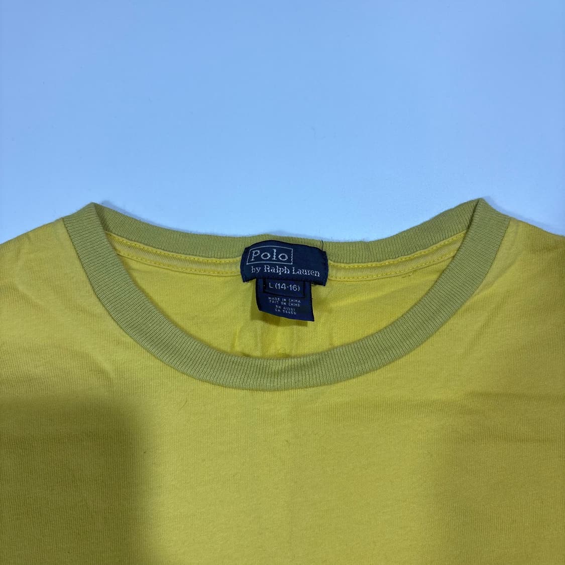 폴로랄프로렌 옐로우 긴팔 티셔츠 상품이미지3