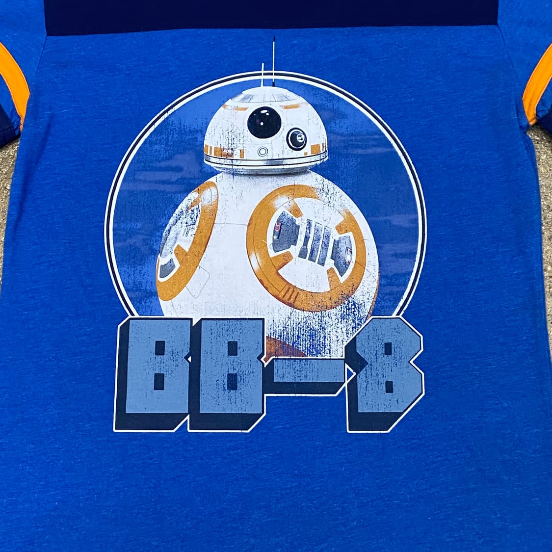미국 빈티지 스타워즈 BB-8 프린팅 반팔티 카툰티 상품이미지2