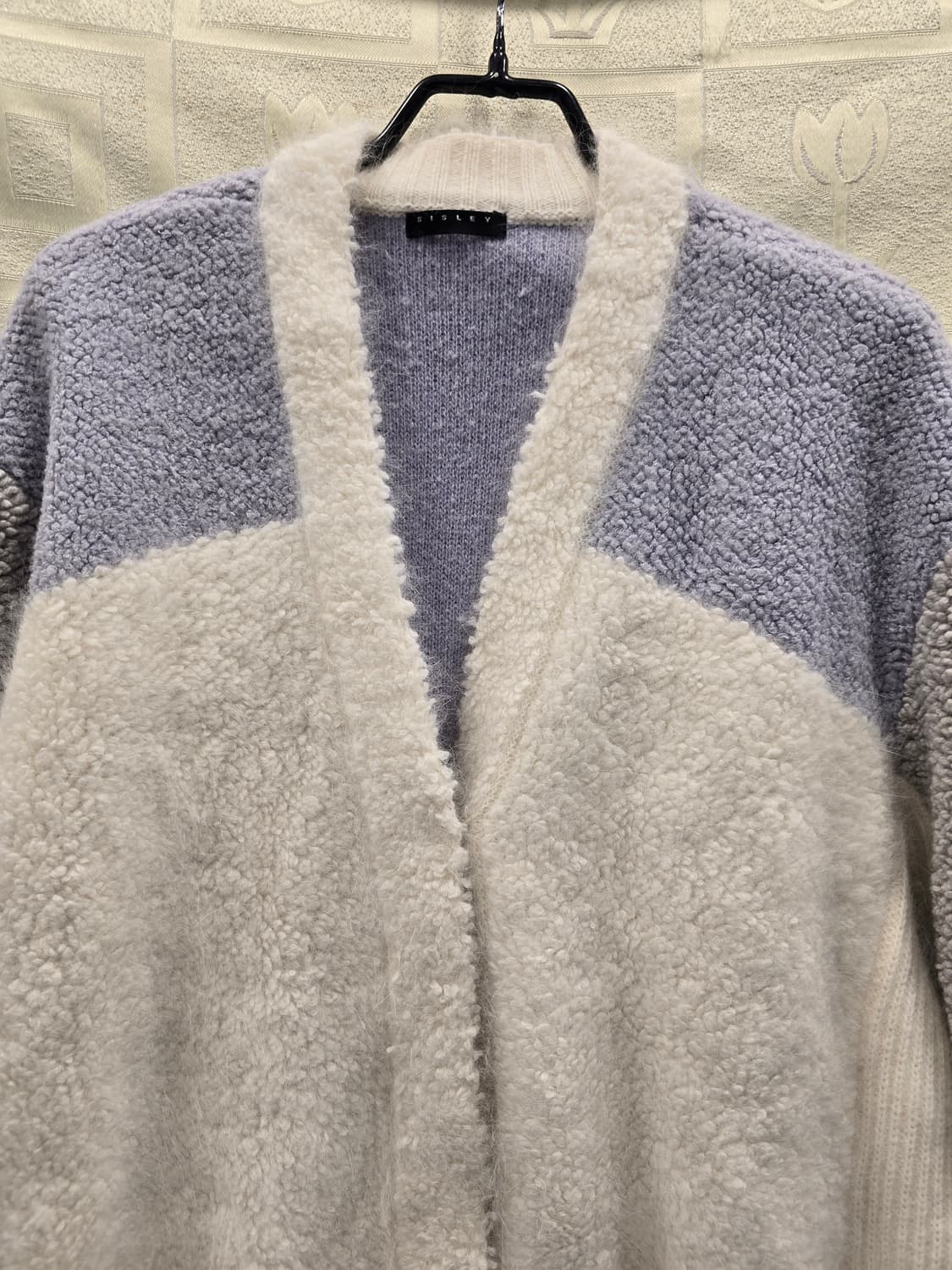 시슬리 앙고라 부클 니트 가디건 프리사이즈  상품이미지2